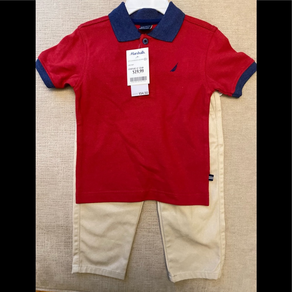 Nautica Polo & Khakis Set